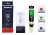 Nouveau Testeur Numérique Portable 4-en-1 PH/ORP/H2/Température 2026 – Détecteur d'Hydrogène pour Aquarium et Piscine