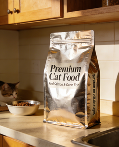 ถุงบรรจุภัณฑ์แบบมีฐานตั้งได้ ป้องกันความชื้น ปิดผนึกได้ ใช้สำหรับอาหารแมวและขนมสัตว์เลี้ยง ตัวอย่างฟรี เกรดอาหาร ปลอดภัย ผลิตตามแบบที่ต้องการ - Product Image 6