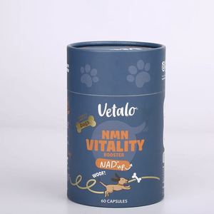Recyclable Kraft Paper Can Round Cylinder <b>Container</b> Sealed Paper Food Jar for Pet <b>Snack</b> Packaging - Product Image 4