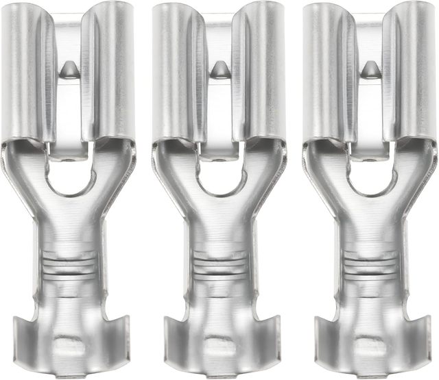 Custom Tinned Copper 6.3 Spring Terminal 160301-9 Vertical High-Leg Straight Mold Square Plug 250 Terminal