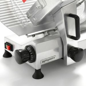 Cortadora de Carne Gastro Slicer-250 Watt-Blade 300mm de Acero Inoxidable Semiautomática con Grosor Ajustable, Nueva Condición - Product Image 5