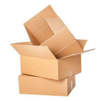 Boîtes en carton d'emballage d'expédition imprimé ondulé avec logo personnalisé en gros d'usine