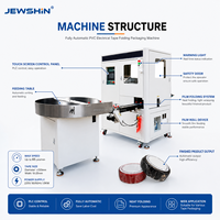 Machine d'emballage entièrement automatique à grande vitesse pour rubans PVC, avec pliage et enroulement des coins pour rouleaux d'isolation électrique en film OPP