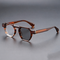 Lunettes photochromiques pour hommes, lunettes de soleil de luxe de haute qualité, changement de couleur, protection anti-lumière bleue, protection des yeux avec décoloration