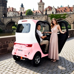 Leo Electric Car 4 Seats 101-200Km Range LED Headlight Fast <b>Charge</b> <b>3</b>-5H - Product Image 4