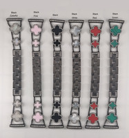 Bracelet Femme en Acier Inoxydable pour Apple Watch iWatch Séries 10 8 Ultra 7 6 5 4, Bracelet Universel en Métal 20mm 22mm