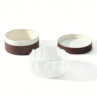 Tube personnalisé avec logo, qualité alimentaire, pour la pâtisserie, boîte cylindrique en papier résistant à la chaleur pour l'emballage de boulangerie, emballage tubulaire robuste