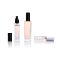 Flacon de parfum rechargeable en verre avec logo personnalisé, 5 ml, 14 ml, 35 ml, avec impression sérigraphique et vaporisateur à pompe