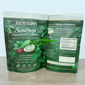 Caramelle Gommose Extra Forte al Graviola (Soursop) con Estratto di Foglie, Zinco e Vitamina <span class=keywords><strong>C</strong></span> – Supporto Immunitario e Digestivo, Senza Glutine - Product Image 6