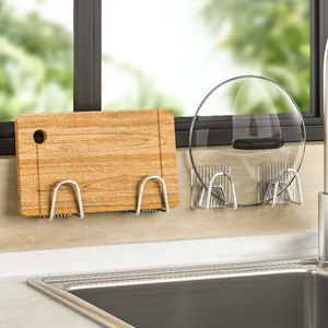Escurridor multifuncional sin taladro para fregadero con soporte para esponja para uso en la cocina - Product Image 2