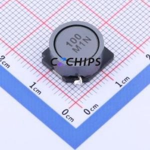 Inducteur de puissance CDRR126NP-100MC SMD, 12,8x12,8 mm (Inductance : 10 µH) (Précision : 20 % Résistance CC (DCR) : 26 mOhm) - Product Image 1