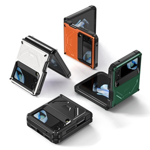 Robuste armure dur défenseur couverture coques de téléphone pour <span class=keywords><strong>Samsung</strong></span> <span class=keywords><strong>Galaxy</strong></span> <span class=keywords><strong>Z</strong></span> <span class=keywords><strong>Flip</strong></span> 4 & 3 5G Moto Razr <span class=keywords><strong>2022</strong></span> corps complet double couche étui robuste - Product Image 2