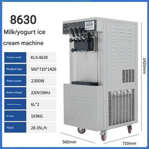 Machine à crème glacée molle commerciale fiable, construite avec un système de pompe à air robuste pour une texture parfaite à chaque fois - Product Image 6