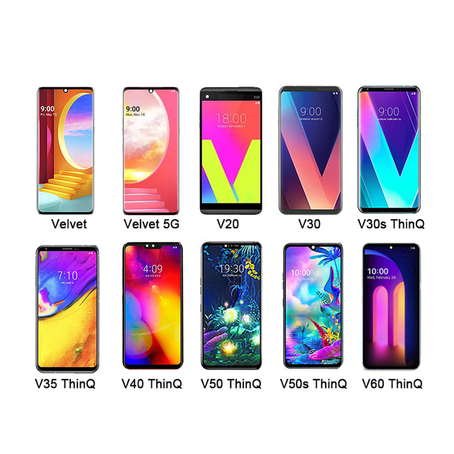 For Lg Stylo 6 Original Lcd Display Screen Replacement for lg Velvet 5g Wing Dual Glass Afficheur