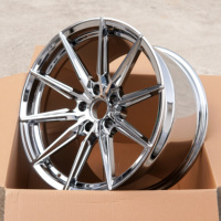 Jantes en alliage forgé monobloc personnalisées 5x120 chromées 18 19 20 21 22 pouces 5x112 pour BMW Audi Benz AMG CF3 FFR