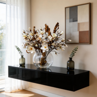 Décorations de plantes artificielles - Durables, écologiques, légères, en plastique, haute simulation, pour usage intérieur, pour Thanksgiving et Noël