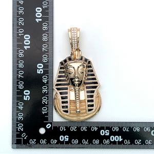 จี้เพชรเมสซี่ ทองคำ 10k สีเหลือง ประดับเพชรทรงกลมเจียระไนแบบบริลเลียนท์ ผลิตในห้องปฏิบัติการ - Product Image 5