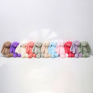 25/40/56CM Yüksek Kaliteli Parçacıklı Ağırlıklı Tavşan Pastel Renkli Tavşan Peluş Oyuncak Uzun Kulaklı Paskalya Tavşanı Peluş Oyuncak - Product Image 2