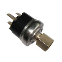 Pressostat de réfrigération en laiton pour pompes et systèmes de chauffage HVAC. Certifié IP65, max. 12 MPa, 16-20 A, certifié CE RoHS