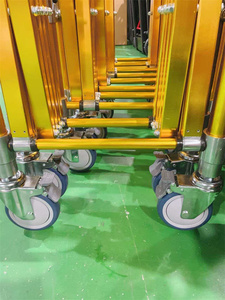 Troli Peti Mati dari Paduan Aluminium, Dapat Disesuaikan, Troli Gereja, Troli Pemakaman, Troli Peti Mati Tugas Berat, Kereta Peti Mati, Warna Emas Perak Perunggu Antik - Product Image 6