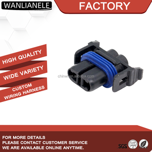 Konektor Tahan Air 2 Pin Female KET MG652520-5 Seri 2.8 2.8mm Hitam - Product Image 1