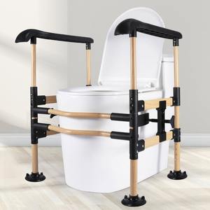 Barre d'appui pliable pour toilettes Rails de barres d'appui antidérapants en acier inoxydable 304 avec jambe - Product Image 3