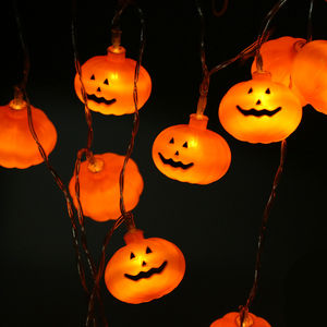 Décoration de Pâques 2024, lampe citrouille d'Halloween, guirlande lumineuse LED, <span class=keywords><strong>Arkham</strong></span> Horror, citrouille, Calabazas Luces Pascua Decoradas, Pâques - Product Image 4