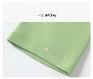 Women's Gym Shorts Pants Custom Logo Nylon <b>Tight</b> With Elastic Breathable Knee Length Yoga Solid Shorts - Product Image 6