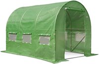 Saison d'hiver Cadres d'extérieur en PE Tunnel de jardin portable Usage domestique Petit tunnel à pied en poly Serre à vendre