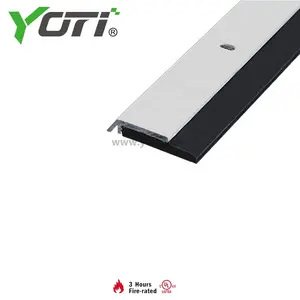 Ydb101 Aluminium Deurbodem Veegafdichting Met Neopreen Strips/Aluminium Deurbodem Zegelstrip