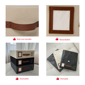 Caja de Almacenamiento Personalizada para Exportación de Tela no Tejida para Ropa y Armario Debajo de la Cama con Tapa para Uso en Oficina - Product Image 3