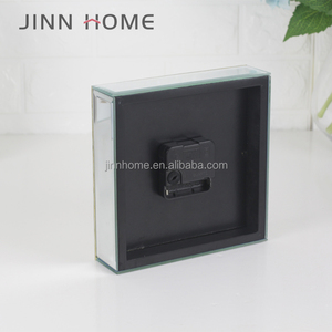 2018 Djinns de bureau À La Maison imprimé en soie de verre feuille d'or horloge - Product Image 4