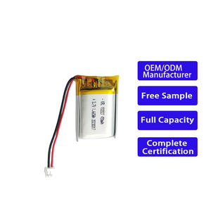 אורכה רך סוללת ליתיום פולימר 450mah 3.7v 102027 l-ion pouch תא ליתיום יוצר תא סוללת ליתיום יון - Product Image 1