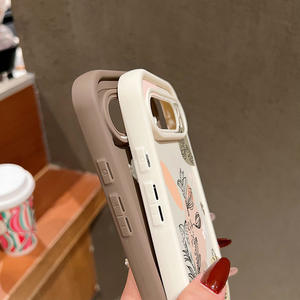 Funda para Teléfono Google Pixel 10 Pro Estilo INS, Color Blanco Magnolia, Funda Protectora Antigolpes con Línea Floral para Pixel 9 - Product Image 3