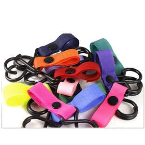 Bán buôn đa mục đích Nylon bé móc áo & Xe đẩy móc sinh thái thân thiện 4kg Công suất 2cm x 17cm cho tã Túi cửa hàng tạp hóa Ví - Product Image 1