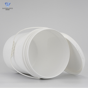 Nhà Máy Bán Buôn 18L Nhiệm Vụ Nặng Nề Trắng Nhựa Xô Với Nắp Xử Lý Cấp Thực Phẩm Sơn Dầu PP Thùng Trống Pails & Thùng - Product Image 4