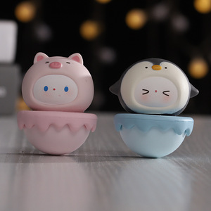 Figuras Roly-Poly con temática de mascotas, juguetes de PVC para aliviar el estrés, adornos de animales de dibujos animados para niños, regalos de cumpleaños - Product Image 4