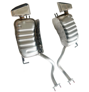 Système d'échappement silencieux pour Santa Fe 2.4L Remplacement OEM Acier inoxydable Poli miroir Épaisseur 1.5mm Garantie 1 an - Product Image 2