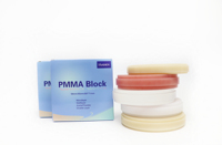 98mm monocouche PMMA dentaire PMMA disque CAD CAM haute qualité laboratoire dentaire clinique dentaire dents temporaires de ponts dentaires couleur claire