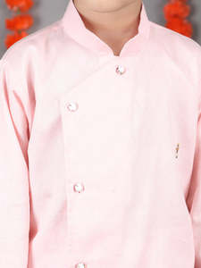 Ensemble Kurta Pyjama Blanc pour Garçons, Vêtements Ethniques Indiens Traditionnels, Costume Kurta Festif pour Enfants, Tenue Kurta Pyjama en Coton Confortable - Product Image 5