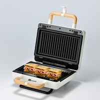Anbolife 2026 – Machine à gaufres et sandwichs 2 tranches, surface de cuisson effet mat, fabrication OEM/ODM en usine, presse à panini