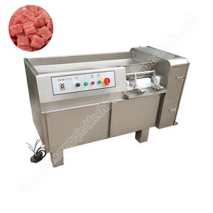 Machine de découpe de viande commerciale Coupe-trancheuse de cube de viande congelée dans des cubes de viande - Product Image 4
