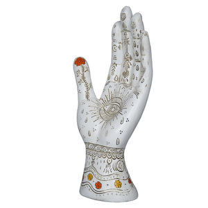 Nueva Escultura de Mano de Resina Fengshui para Maniobra de Mano, con Líneas y Símbolos - Product Image 5