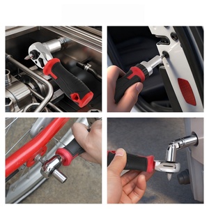 Clé à cliquet 2-en-1 1/4'' avec embout et tournevis, mini clé à cliquet bidirectionnelle, outils à main pour réparation automobile - Product Image 4
