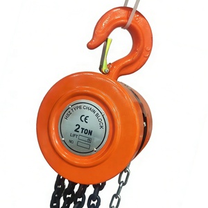 Palans à chaîne manuels de type rond HSZ à bas prix, 1 tonne, 2 tonnes, 3 tonnes, 5 tonnes, avec chaîne de charge G80 pour le levage de matériaux - Product Image 1
