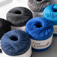 YARNA Any Cotton (50g) Katoenen stof Zacht haakgaren vochtregulerend elegante frisse kleur huidzacht zomer haakwerk geweven tassen
