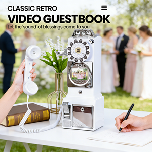 Télé<span class=keywords><strong>phone</strong></span> Livre d'Or Vidéo 1080P Prix Usine, Télé<span class=keywords><strong>phone</strong></span> de Message Vidéo pour Invités de Mariage, Télé<span class=keywords><strong>phone</strong></span> de Bénédiction pour Mariage, Télé<span class=keywords><strong>phone</strong></span> de Fête de Mariage - Product Image 6
