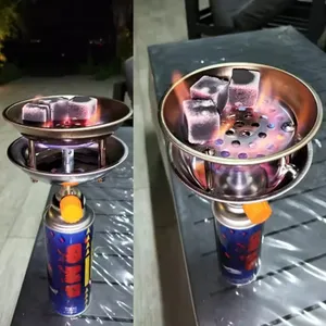 Estufa de Carbón Portátil Plegable con Encendedor de Carbono, Simple y Duradera, para Hookah - Product Image 2