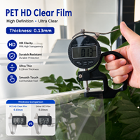 Film de protection d'écran en PET HD ultra-fin de qualité supérieure, personnalisé en gros, pour ordinateur portable, film protecteur haute transparence