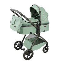 Poussette multifonctionnelle pour bébé avec vue élevée Panier de couchage pour enfants, assis et allongé, adapté aux nouveau-nés